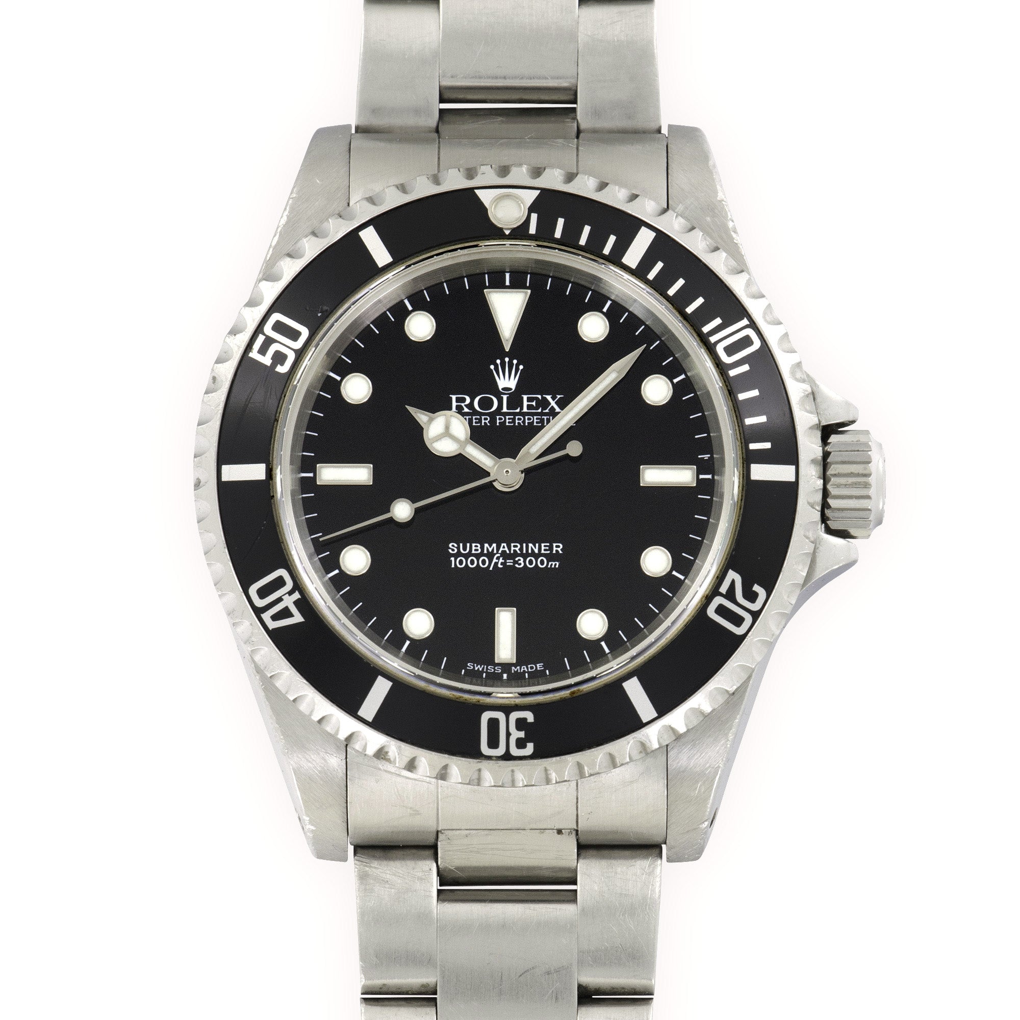 Rolex - Rolex Submariner Watch Ref. 14060 with Original Warranty Paper - The Keystone Watches