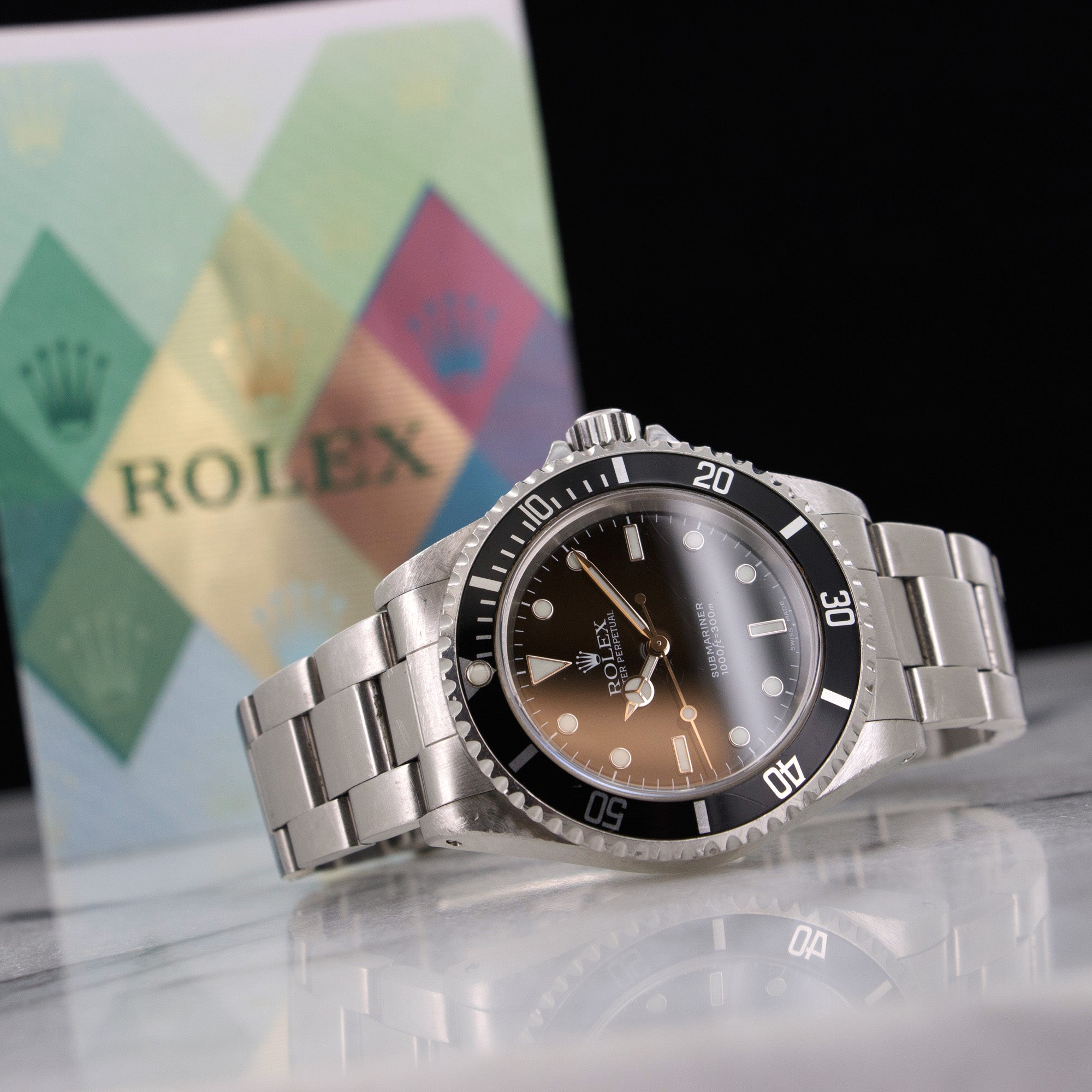Rolex - Rolex Submariner Watch Ref. 14060 with Original Warranty Paper - The Keystone Watches