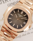 Patek Philippe - Patek Philippe Rose Gold Nautilus Watch Ref. 5711 - The Keystone Watches