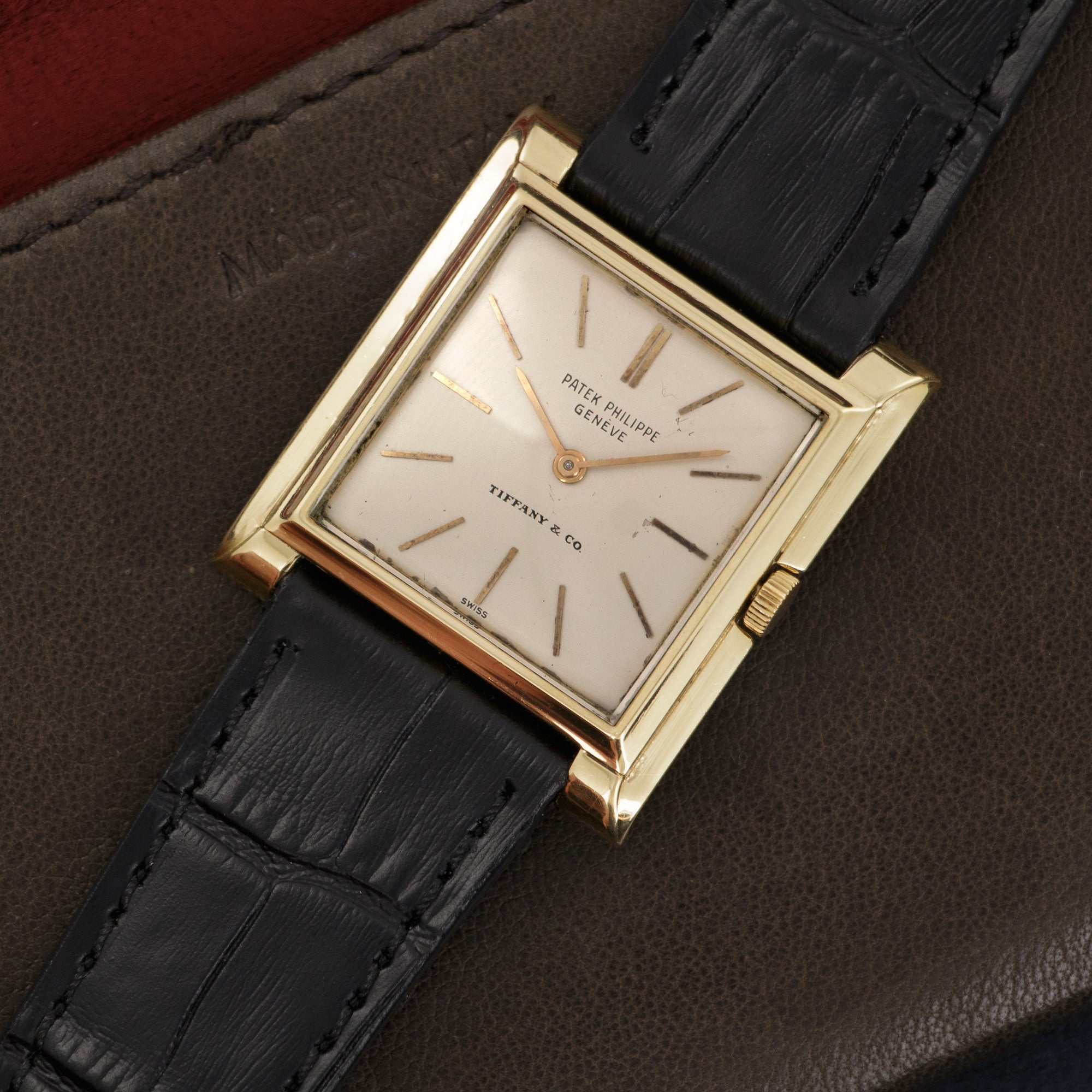 Patek Philippe - Patek Philippe Yellow Gold Strap Watch, Ref. 2562, Retailed by Tiffany & Co. - The Keystone Watches