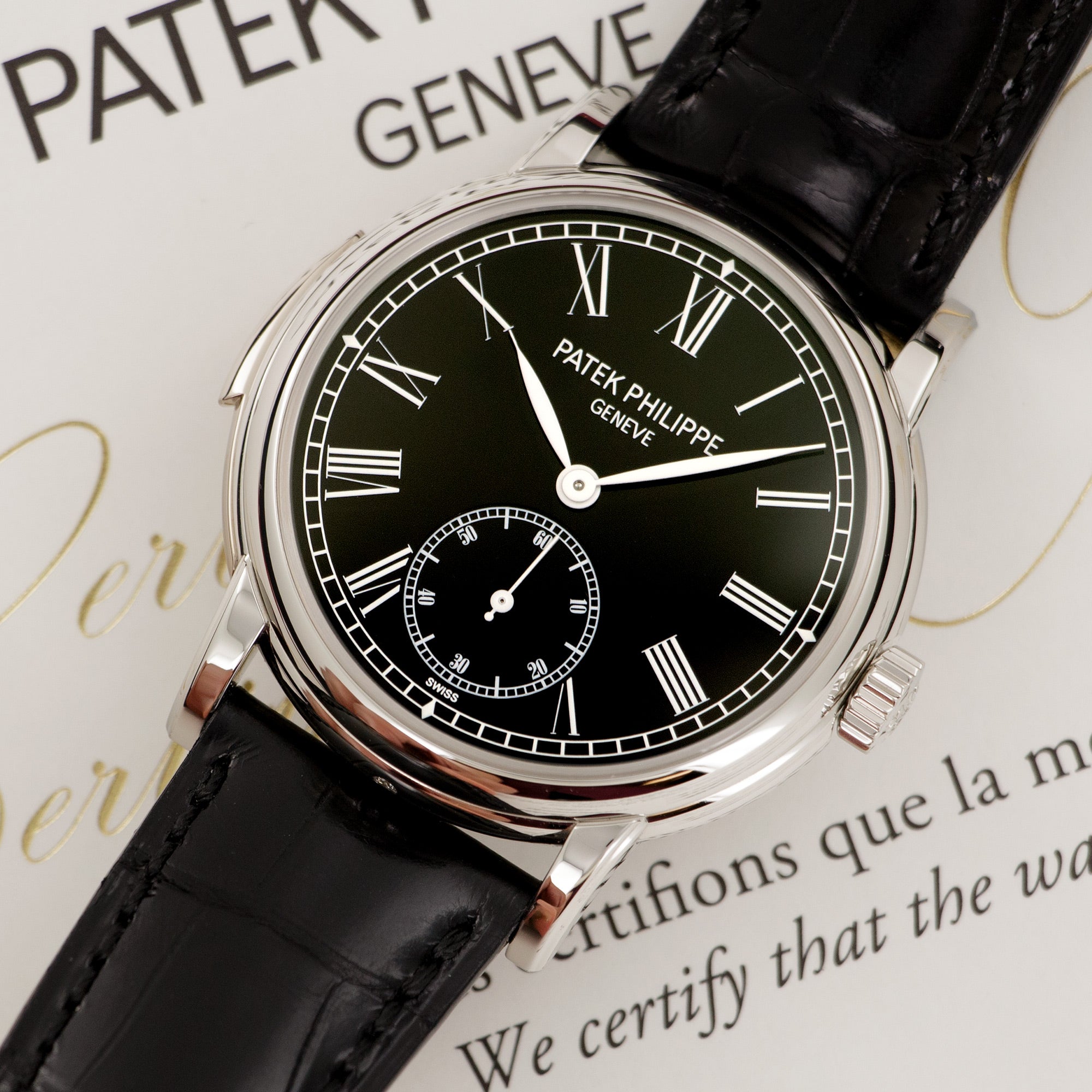 Patek Philippe - Patek Philippe Platinum Minute Repeater Watch Ref. 5078 - The Keystone Watches