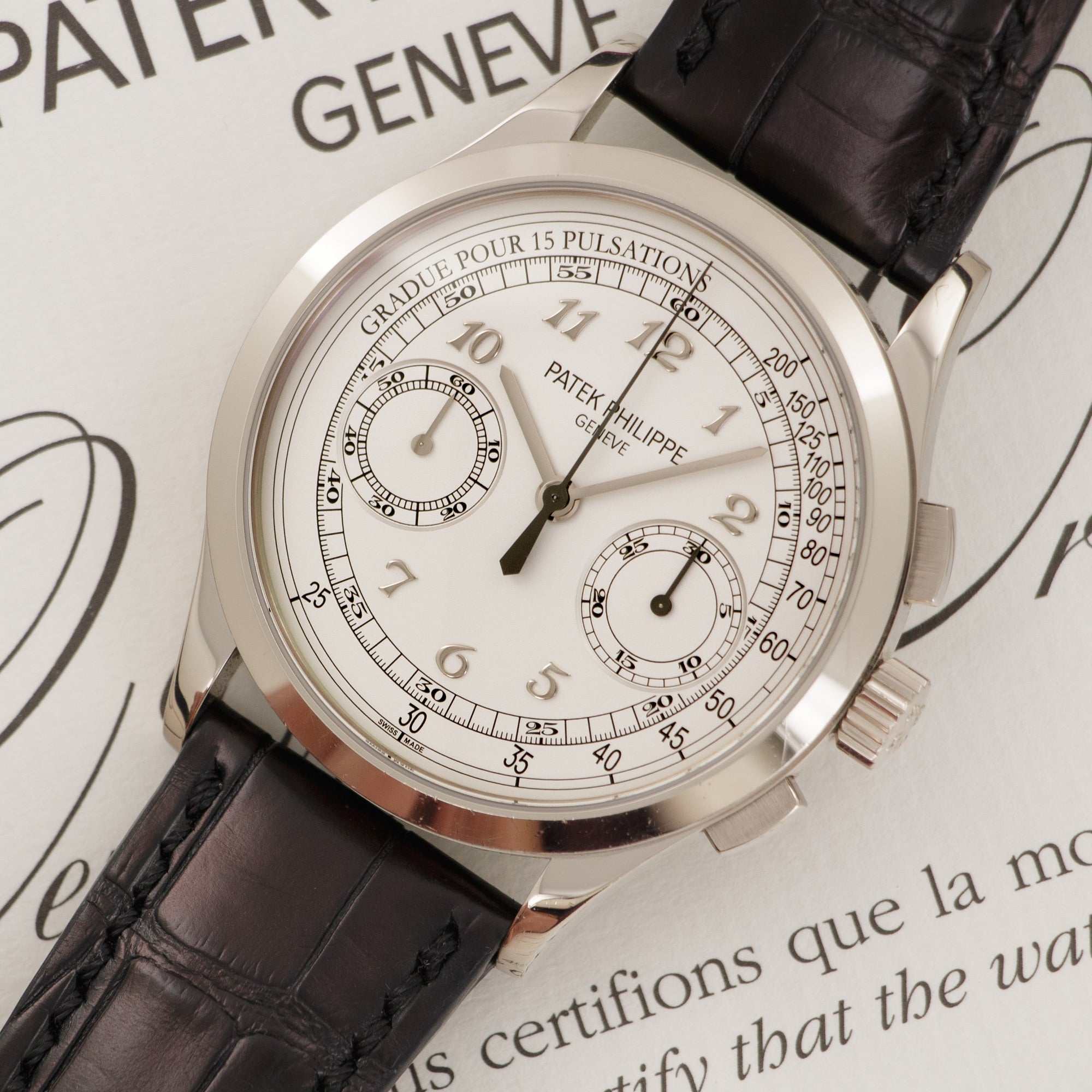 Patek Philippe - Patek Philippe White Gold Chronograph Watch Ref. 5170 - The Keystone Watches