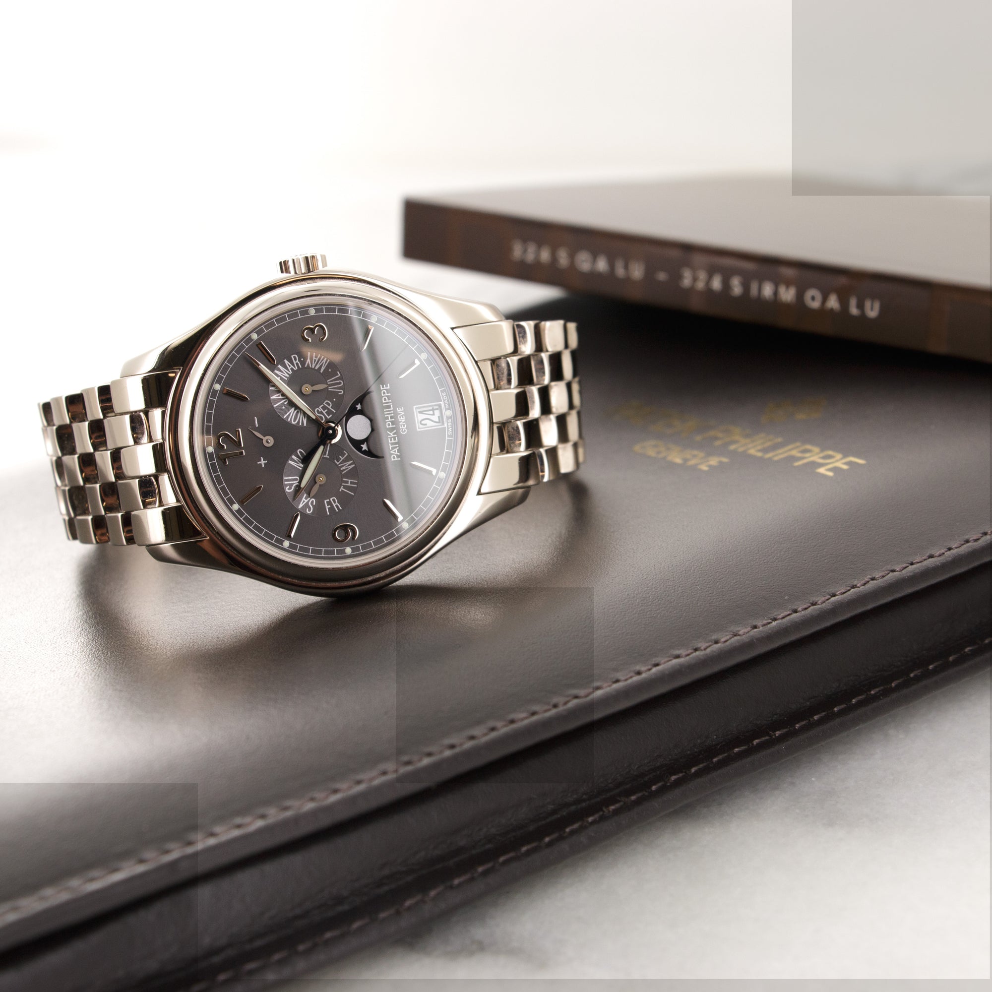 Patek Philippe - Patek Philippe White Gold Annual Calendar Watch Ref. 5146 - The Keystone Watches
