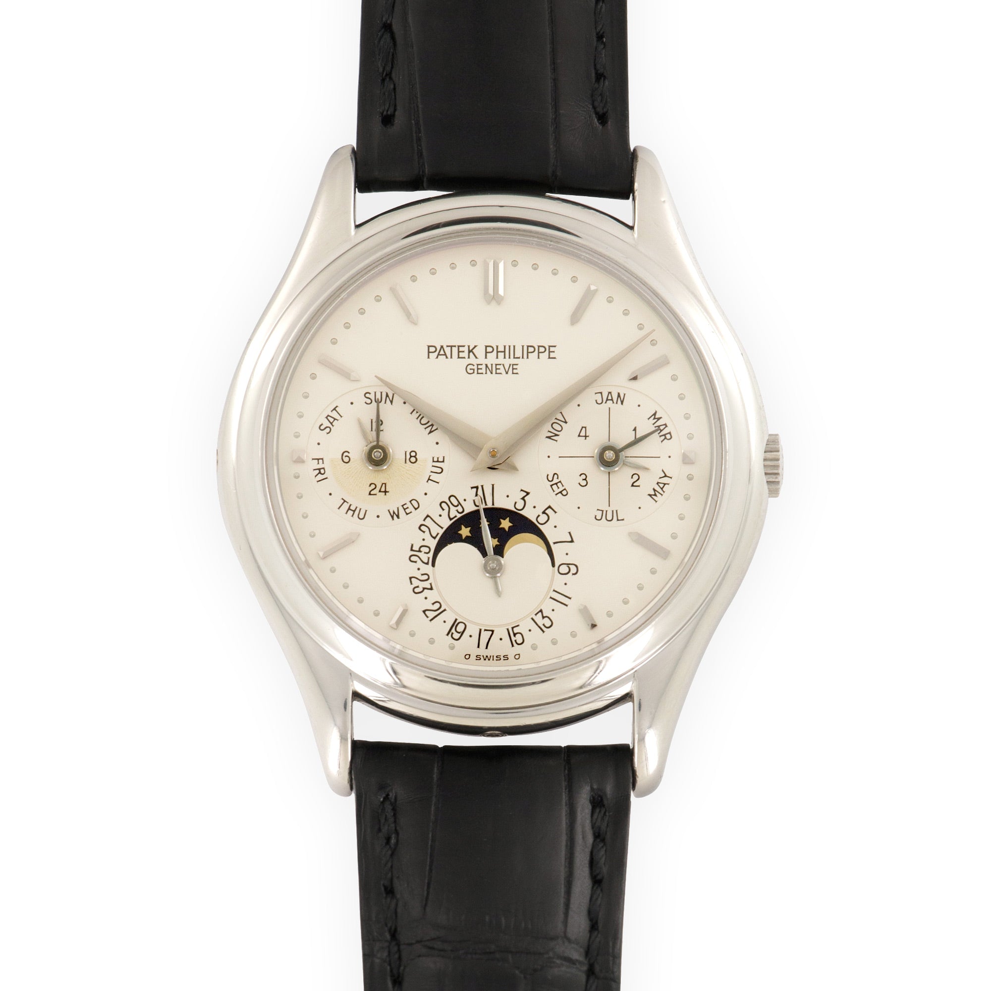 Patek Philippe - Patek Philippe Platinum Perpetual Calendar Watch Ref. 3940 - The Keystone Watches