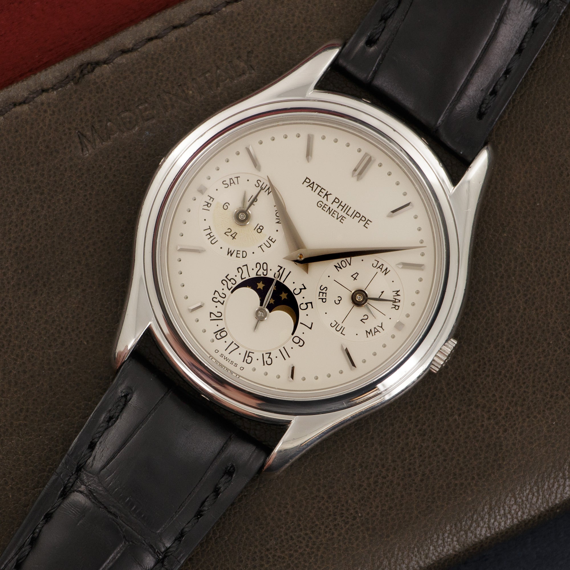 Patek Philippe - Patek Philippe Platinum Perpetual Calendar Watch Ref. 3940 - The Keystone Watches