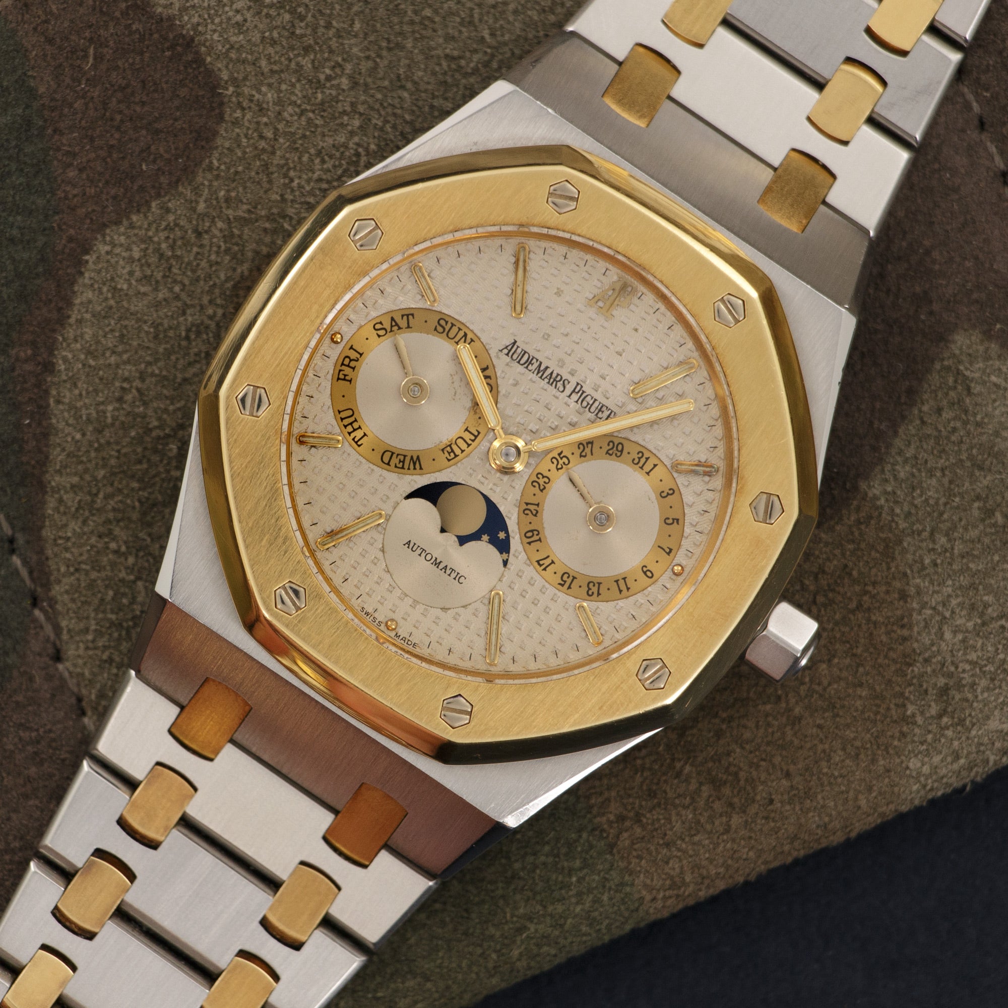 Audemars Piguet - Audemars Piguet Two-Tone Royal Oak Day-Date Moonphase Watch - The Keystone Watches