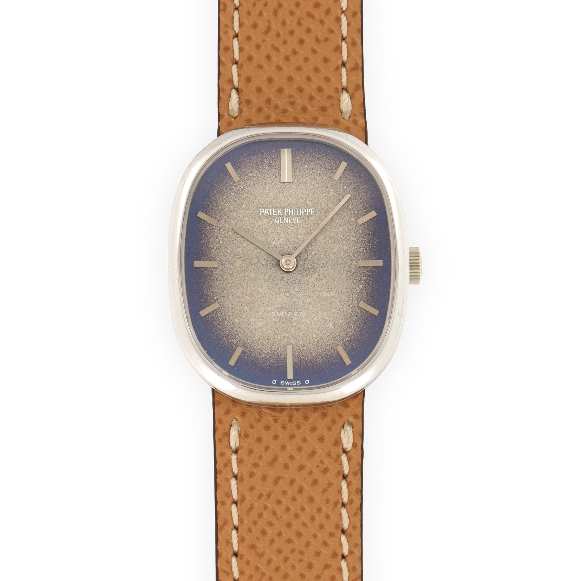 Patek Philippe - Patek Philippe White Gold Ellipse Watch Ref. 3648, Retailed by Somazzi - The Keystone Watches