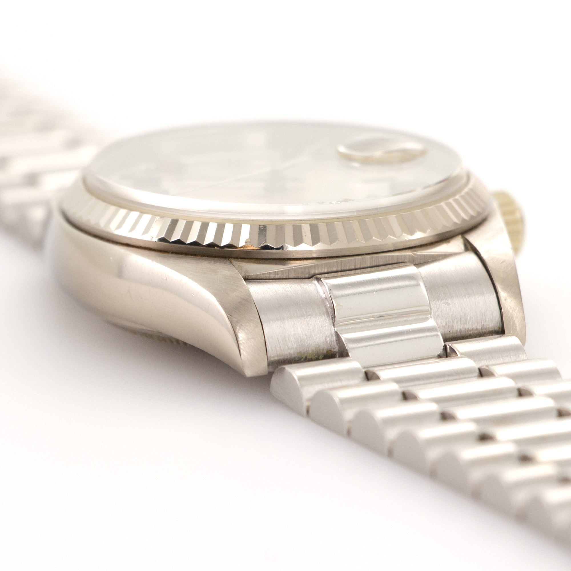 Rolex - Rolex White Gold Day-Date Ruby And Diamond Watch Ref. 18039 - The Keystone Watches