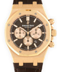 Audemars Piguet - Audemars Piguet Rose Gold Royal Oak Chrono Watch Ref. 26331 - The Keystone Watches