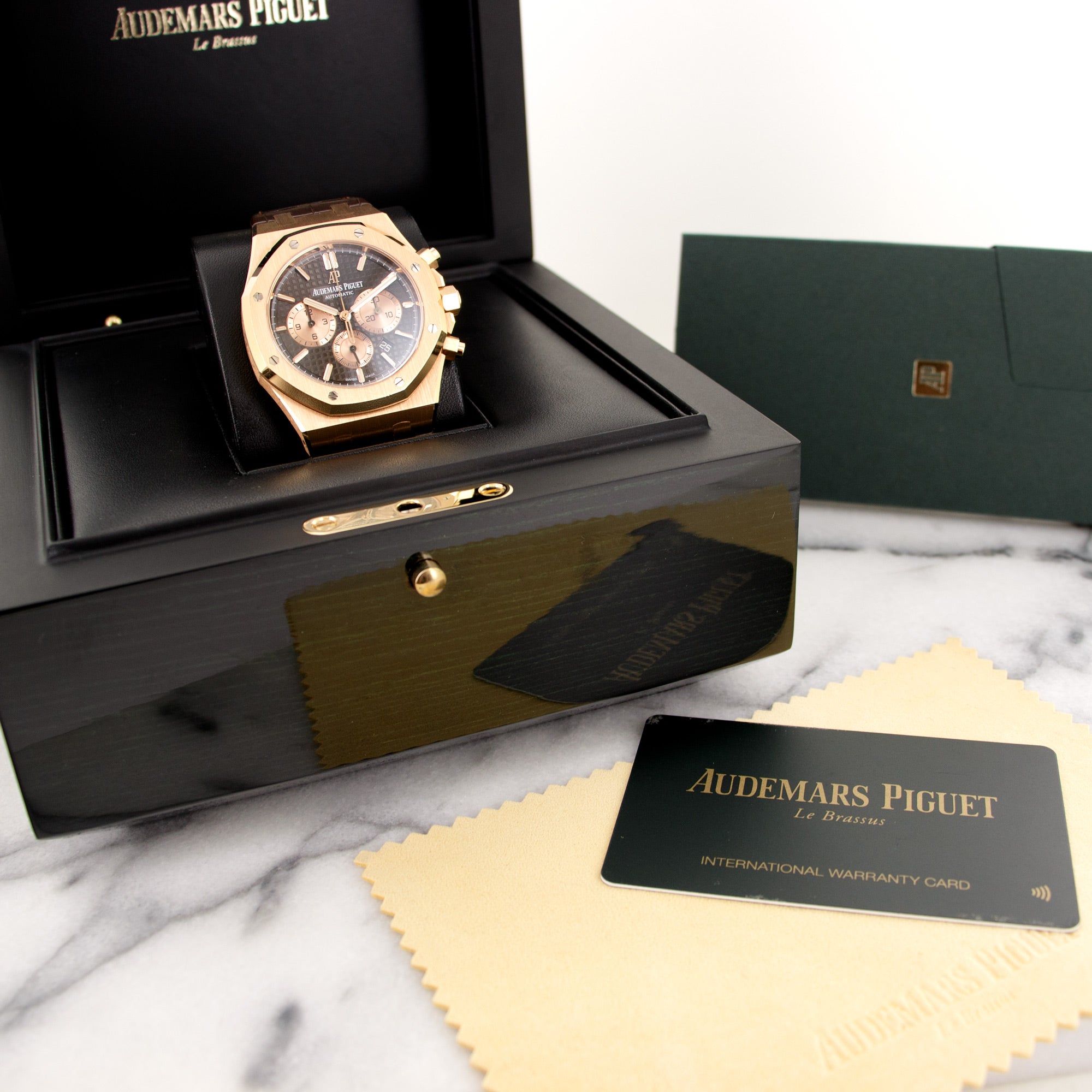 Audemars Piguet - Audemars Piguet Rose Gold Royal Oak Chrono Watch Ref. 26331 - The Keystone Watches