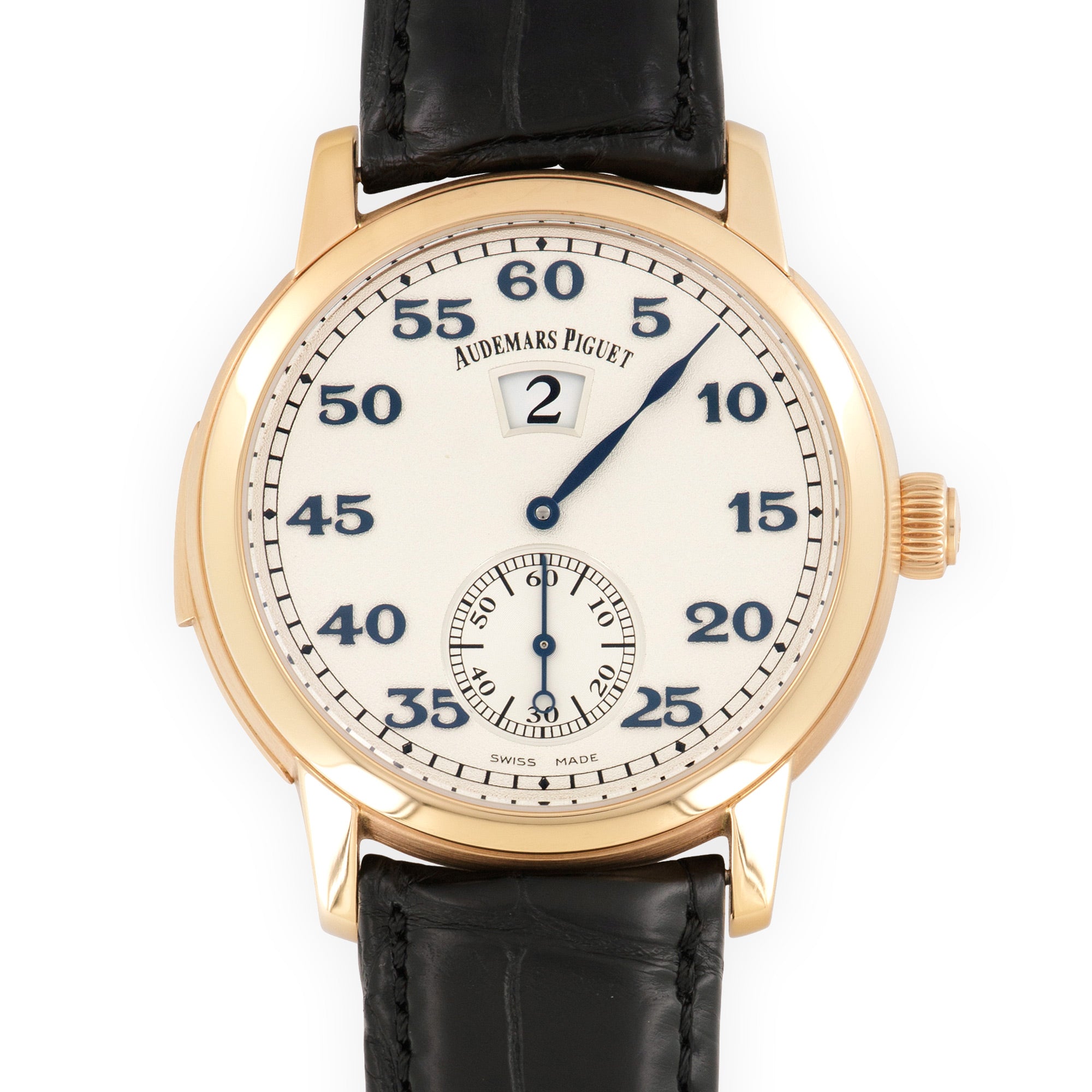 Audemars Piguet - Audemars Piguet Rose Gold Jules Audemars Jump Hour Minute Repeater Watch - The Keystone Watches