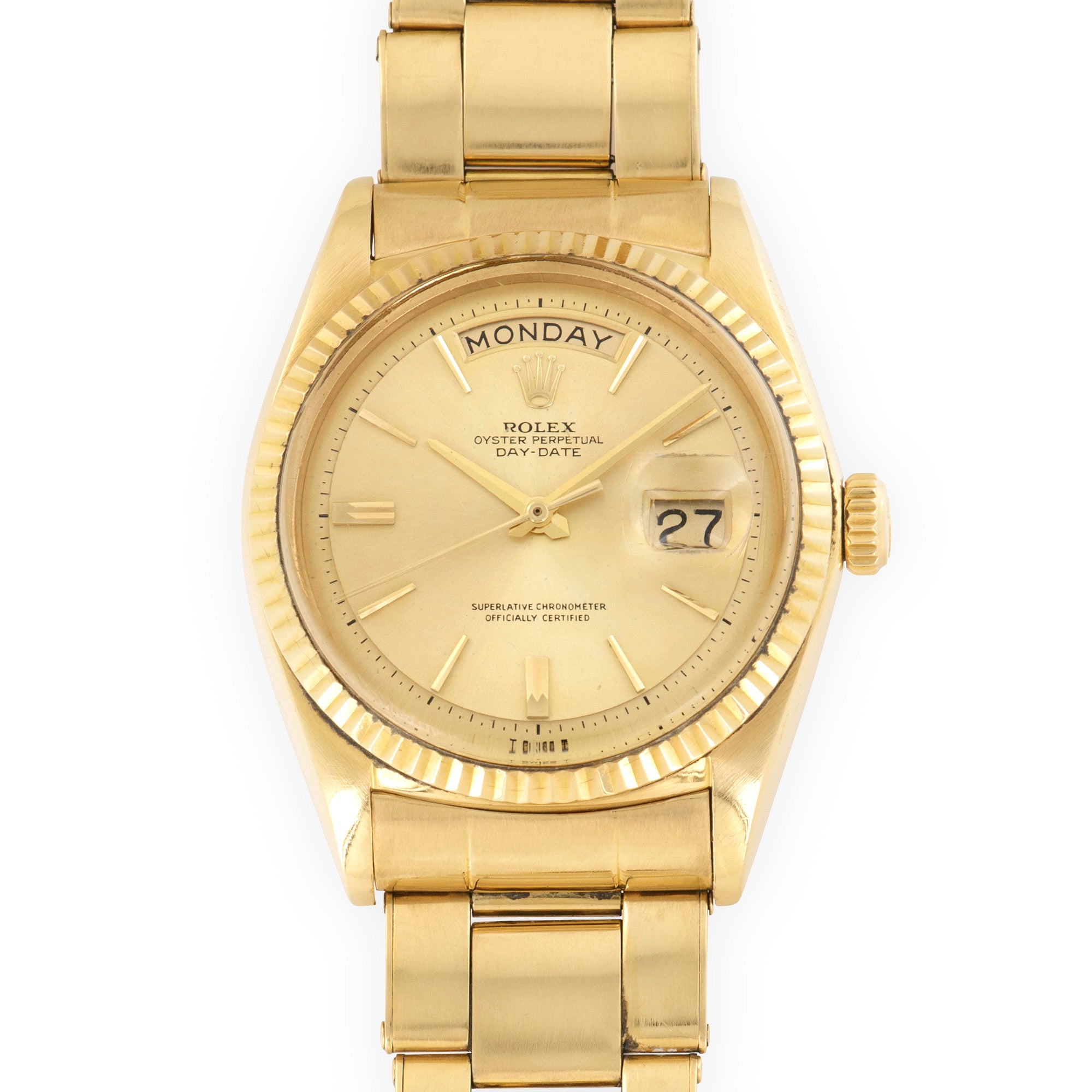 Rolex - Rolex Yellow Gold Day-Date Oyster Rivet Watch Ref. 1803 - The Keystone Watches