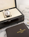 Patek Philippe - Patek Philippe White Gold Perpetual Calendar Chronograph Watch Ref. 5270 - The Keystone Watches