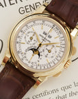 Patek Philippe - Patek Philippe Yellow Gold Perpetual Calendar Chrono Watch Ref. 5970 - The Keystone Watches
