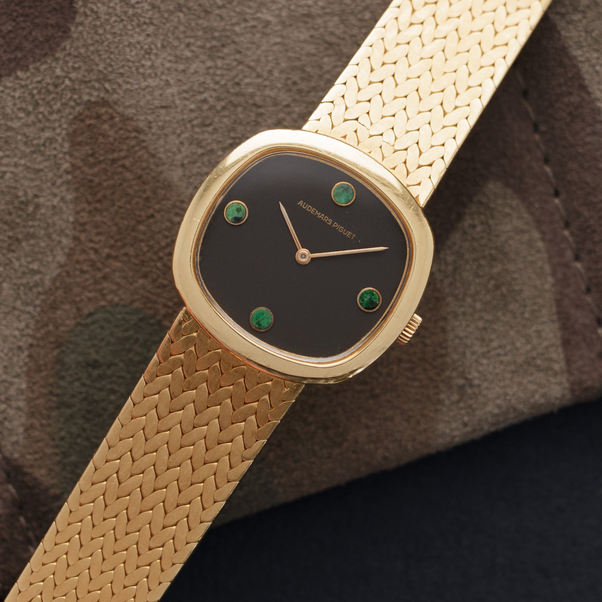 Audemars Piguet - Audemars Piguet Yellow Gold Malachite Watch - The Keystone Watches