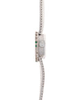 Rolex - Rolex White Gold Precision Diamond & Emerald Watch Ref. 2628 - The Keystone Watches