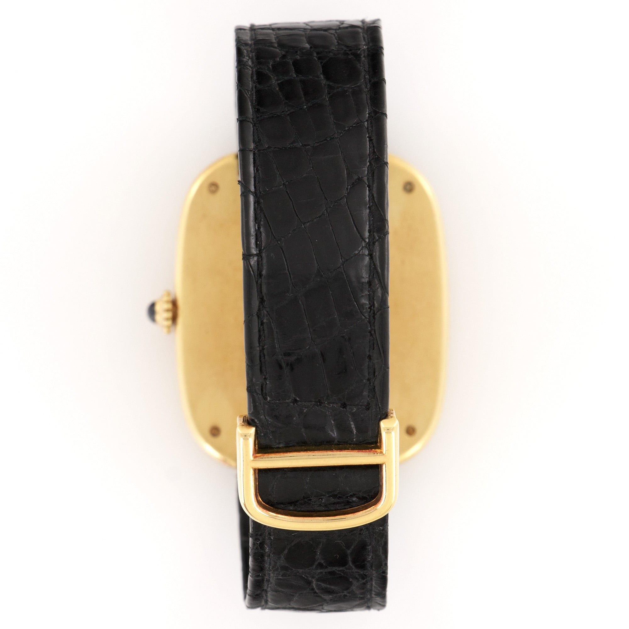 Cartier - Cartier Yellow Gold Jumbo TV Shaped Watch - The Keystone Watches