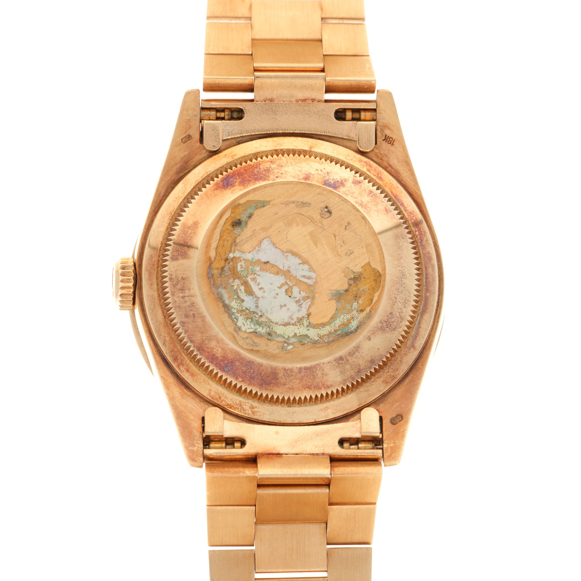 Rolex - Rolex Yellow Gold Day-Date, Ref. 18368 with Original Baguette Diamonds - The Keystone Watches