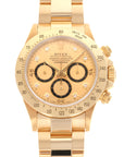 Rolex - Rolex Yellow Gold Cosmograph Daytona Zenith Diamond Watch Ref. 16528, with Original Papers - The Keystone Watches