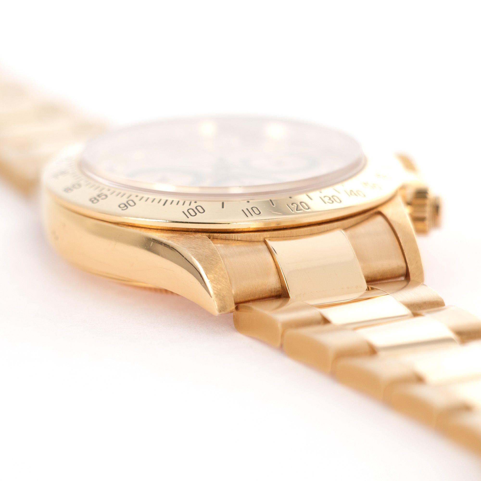 Rolex - Rolex Yellow Gold Cosmograph Daytona Zenith Diamond Watch Ref. 16528, with Original Papers - The Keystone Watches