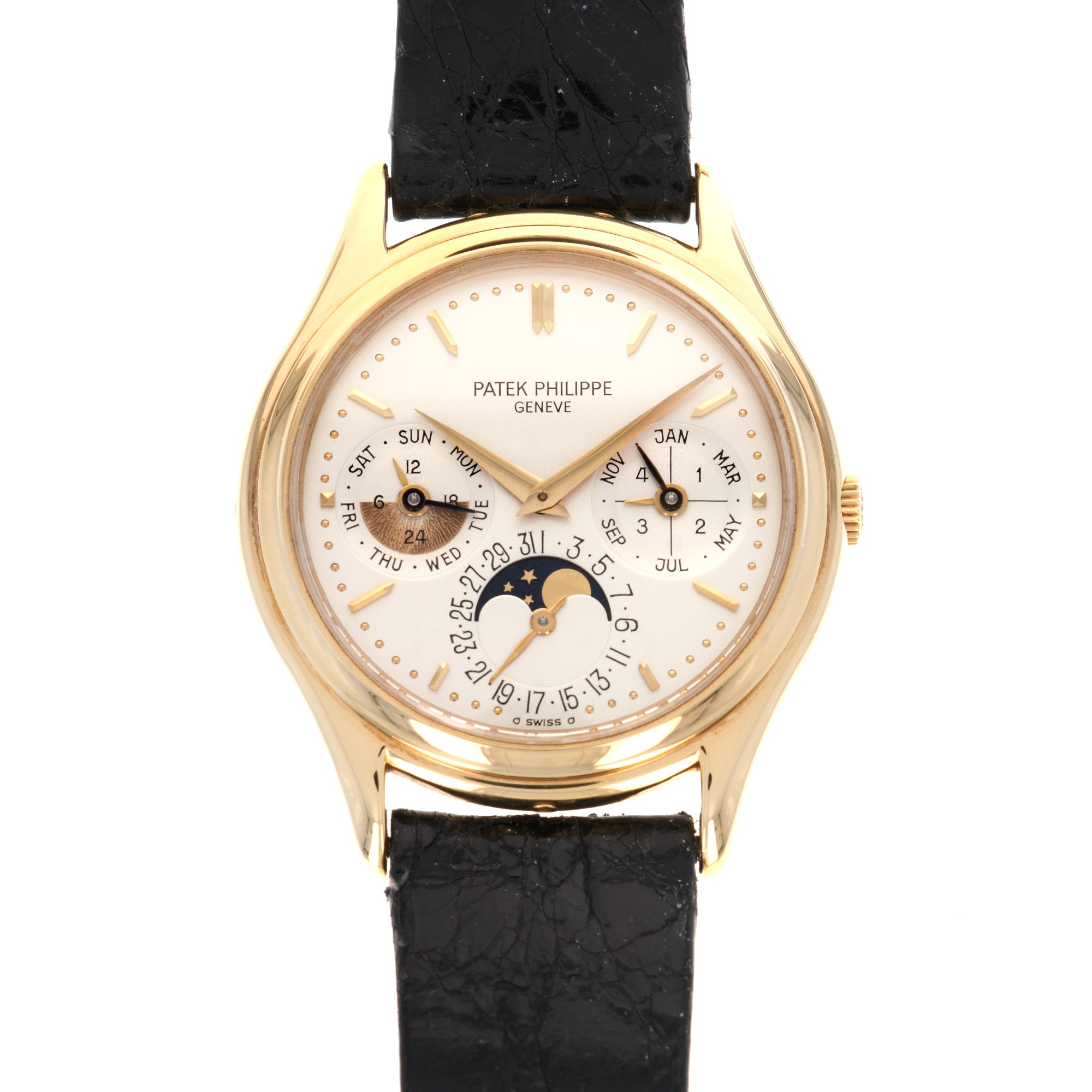 Patek Philippe - Patek Philippe Yellow Gold Perpetual Calendar Watch Ref. 3940 - The Keystone Watches