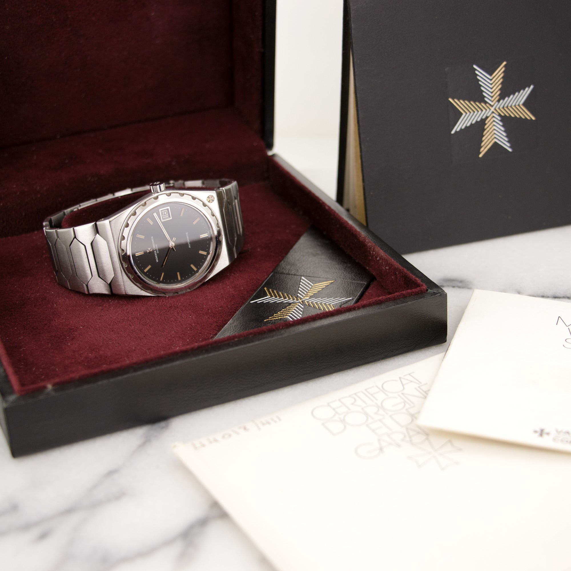 Vacheron Constantin - Vacheron Constantin Overseas Jumbo Automatic 222 Watch Ref. 44018 with Original Box and Papers - The Keystone Watches