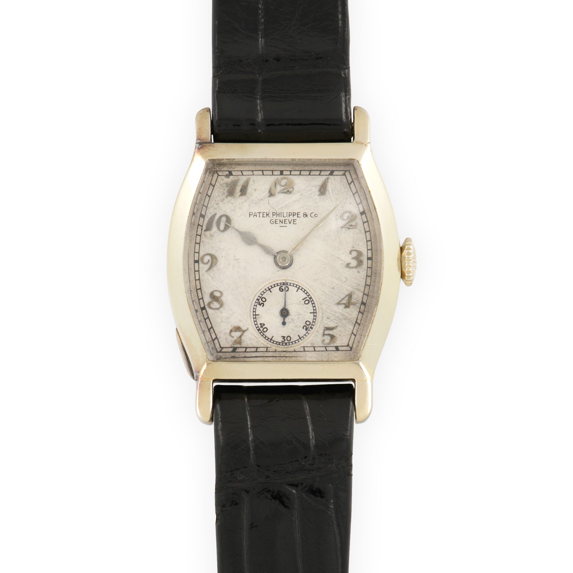 Patek Philippe - Patek Philippe White Gold Tonneau Watch from 1927 - The Keystone Watches