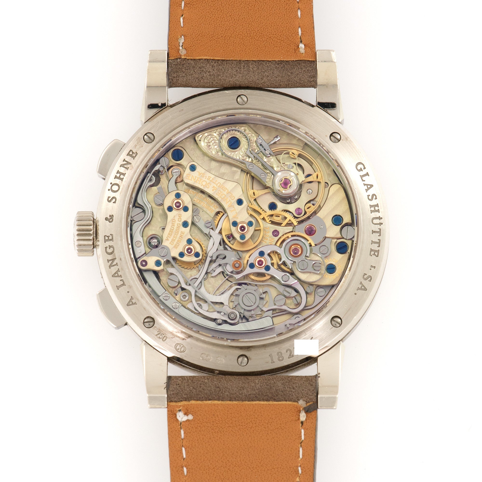 A. Lange & Sohne - A. Lange & Sohne White Gold 1815 Chronograph Watch 402.026 - The Keystone Watches