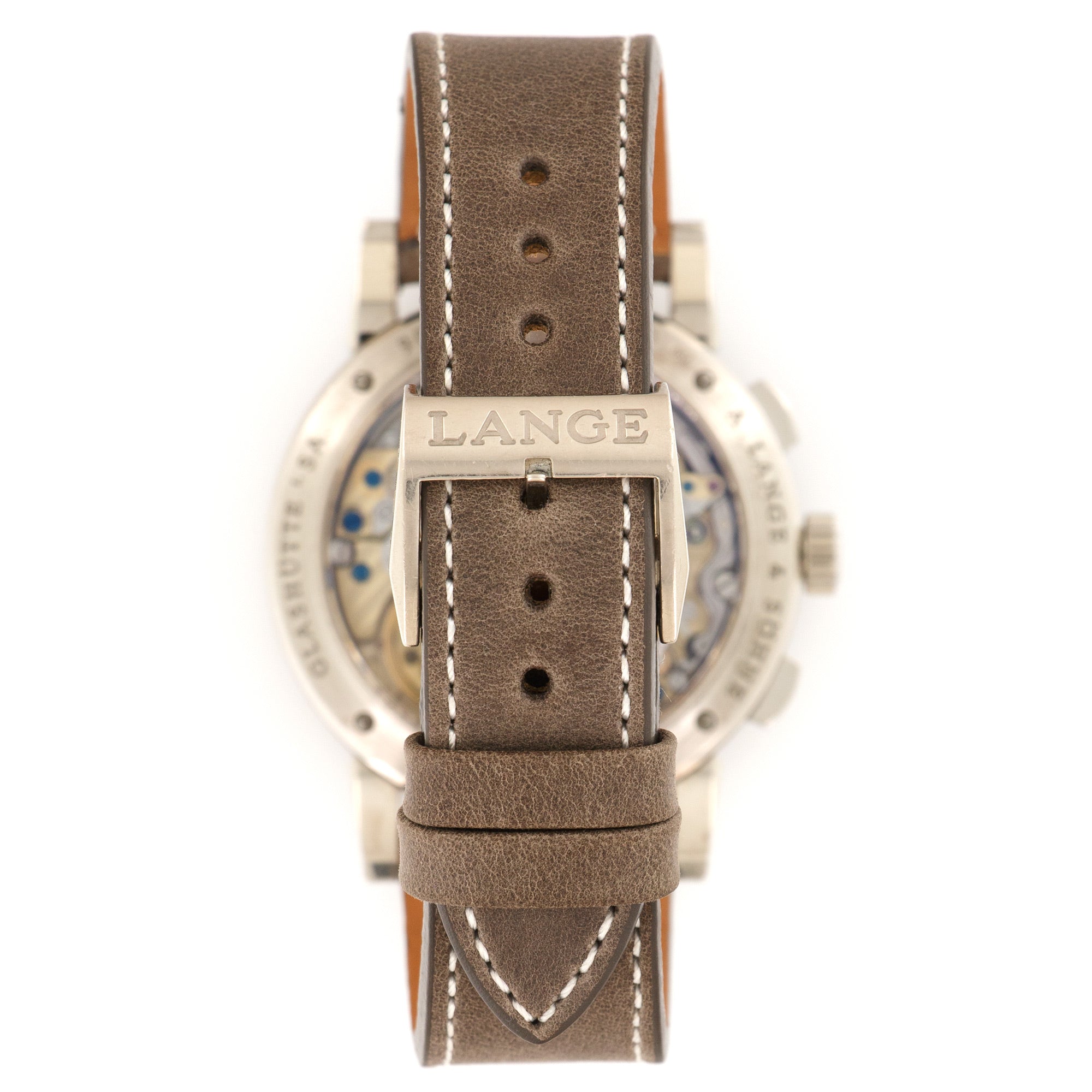 A. Lange & Sohne - A. Lange & Sohne White Gold 1815 Chronograph Watch 402.026 - The Keystone Watches