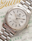 Rolex - Rolex White Gold Day-Date Watch Ref. 1803, with Original Warranty Paper - The Keystone Watches