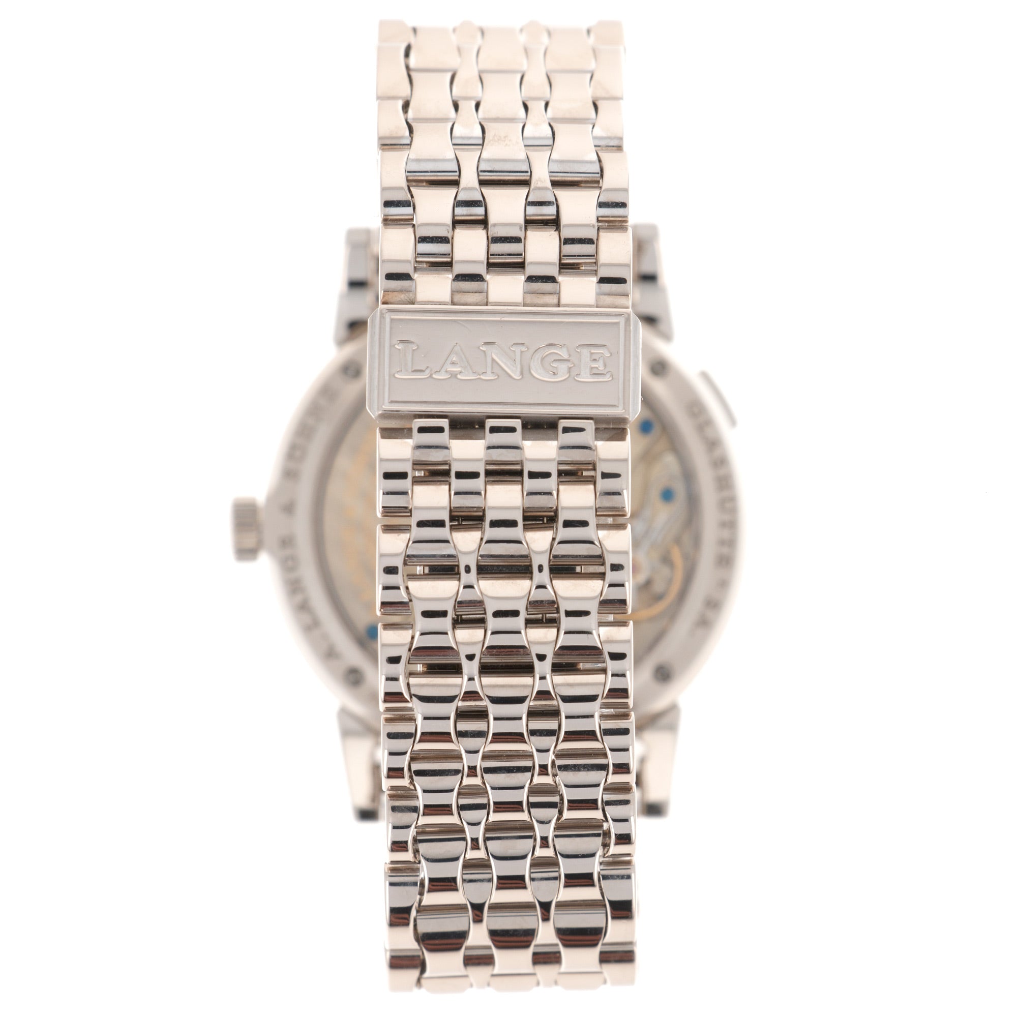 A. Lange & Sohne - A. Lange & Sohne White Gold Lange 1 Bracelet Watch - The Keystone Watches