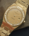Audemars Piguet - Audemars Piguet Yellow Gold Royal Oak Diamond Watch - The Keystone Watches