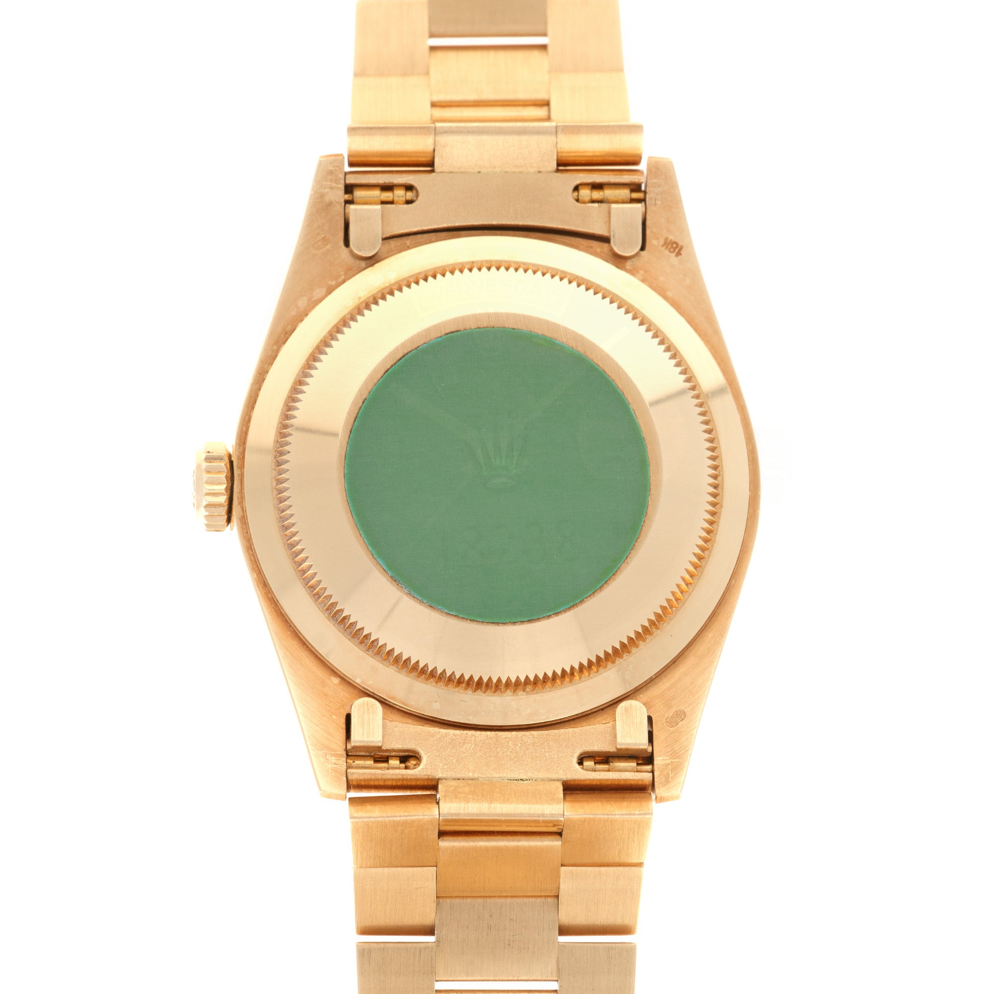 Rolex - Rolex Yellow Gold Day-Date Onyx Dial Watch, with Original Box and Papers - The Keystone Watches