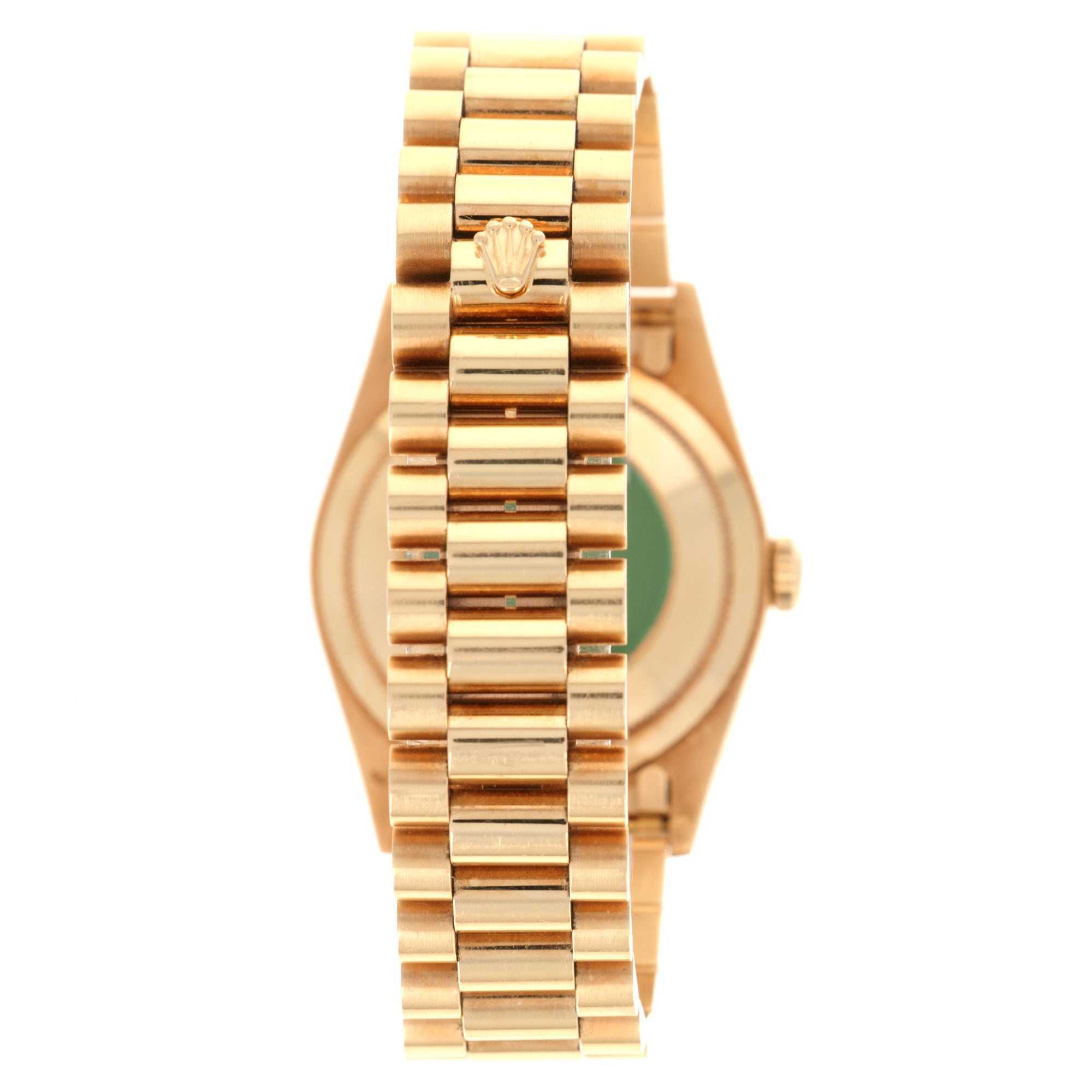 Rolex - Rolex Yellow Gold Day-Date Onyx Dial Watch, with Original Box and Papers - The Keystone Watches