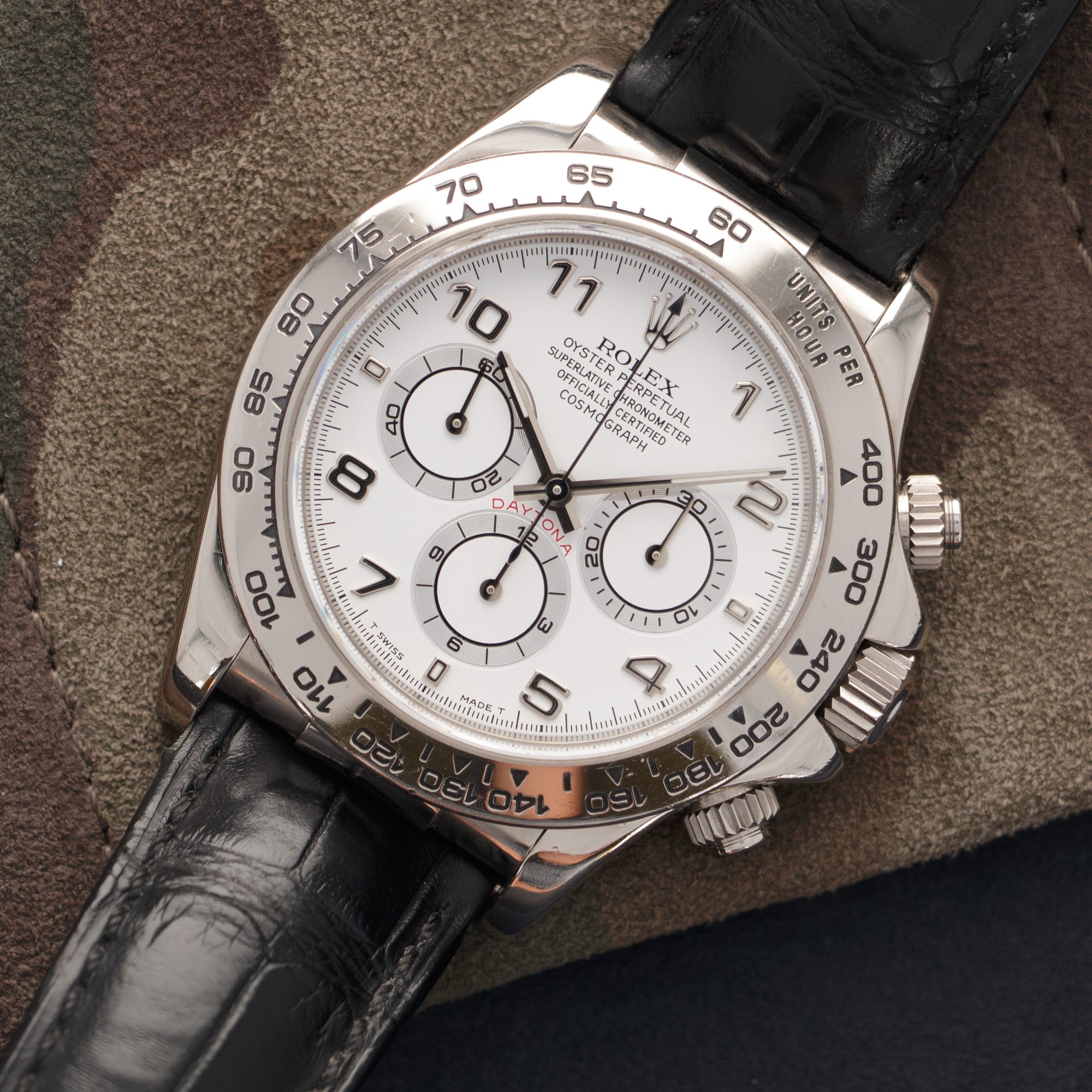 Rolex - Rolex White Gold Zenith Daytona Watch Ref. 16519 - The Keystone Watches