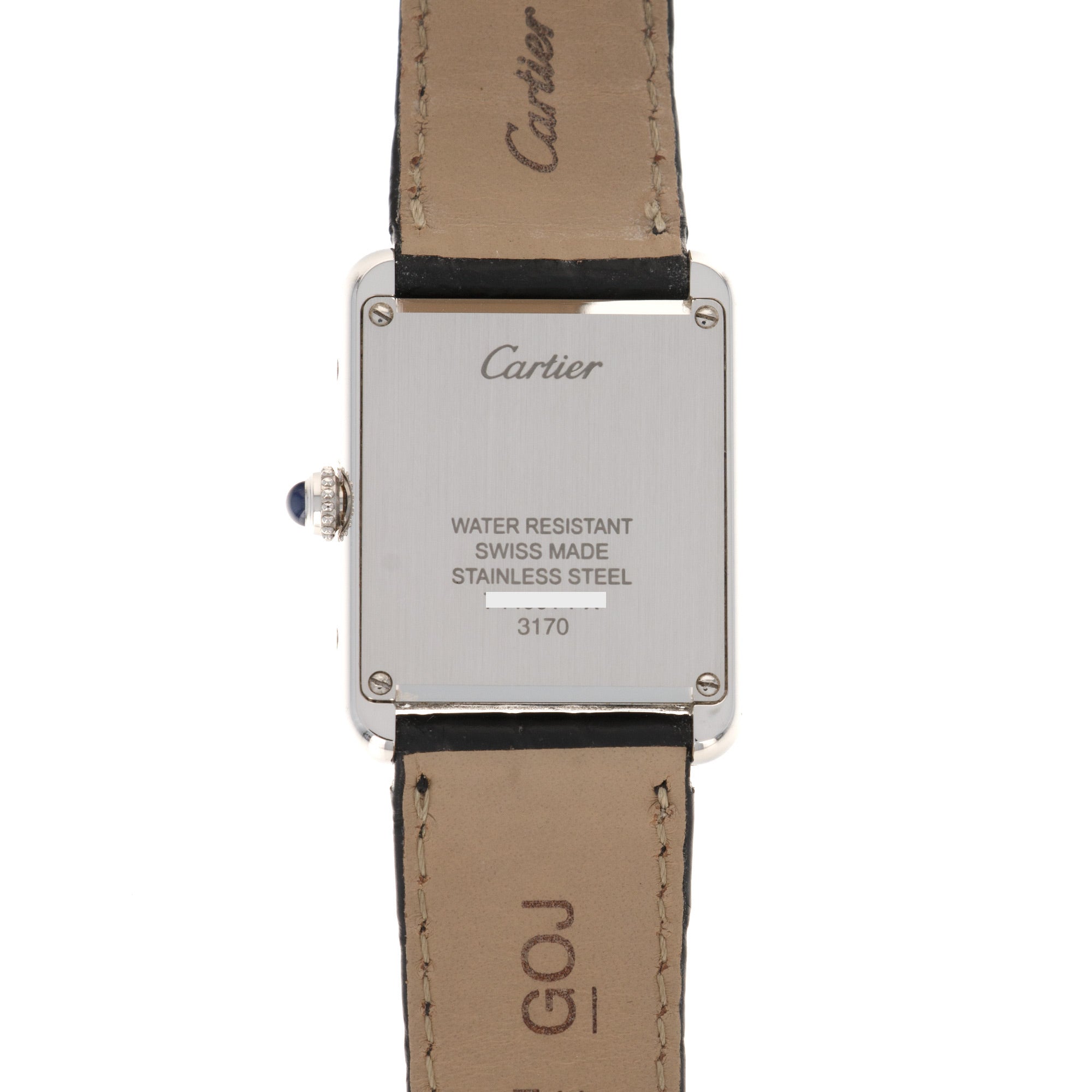 Cartier - Cartier Tank Solo Piano Dial Watch - The Keystone Watches