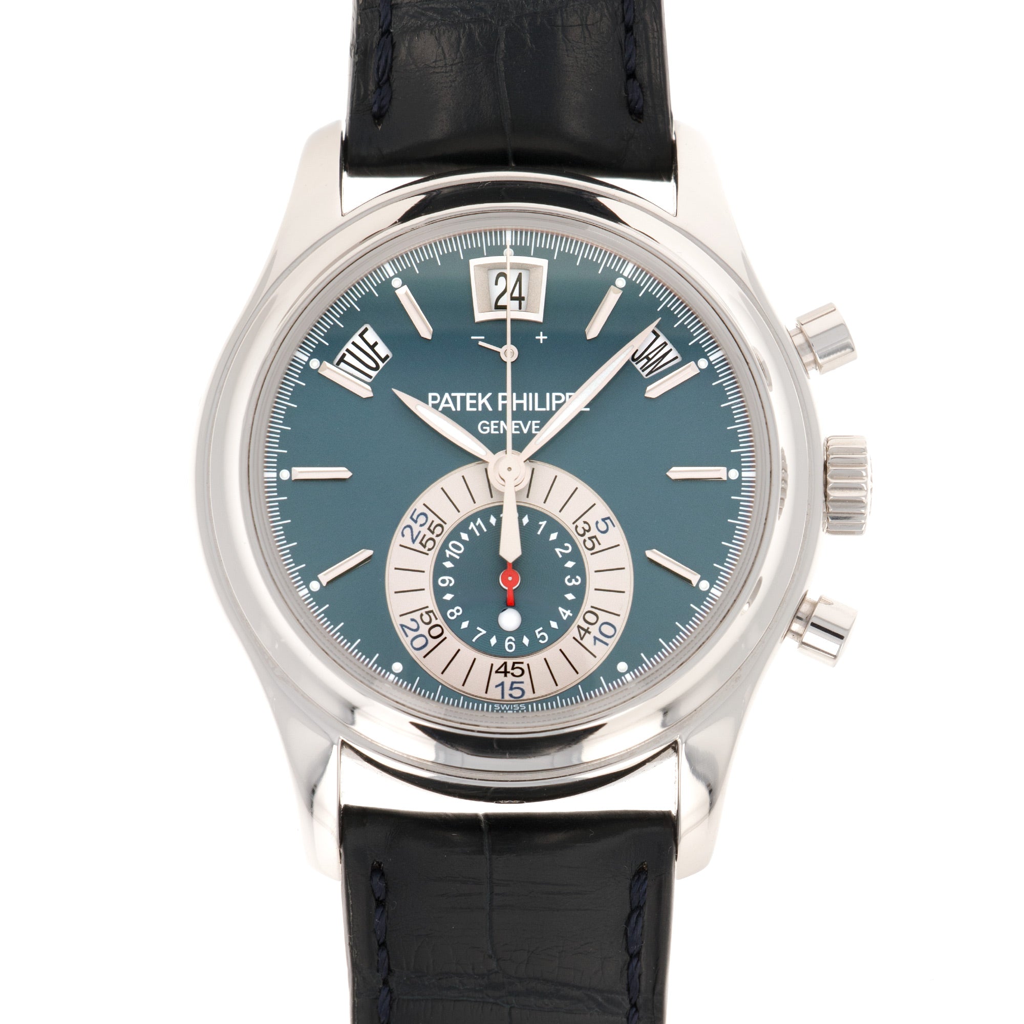Patek Philippe - Patek Philippe Platinum Annual Calendar Chronograph Watch Ref. 5960 - The Keystone Watches
