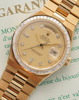 Rolex - Rolex Yellow Gold Day-Date Oysterquartz Diamond Watch Ref. 19058, Delivered to Saudi Arabian Oil Co. - The Keystone Watches