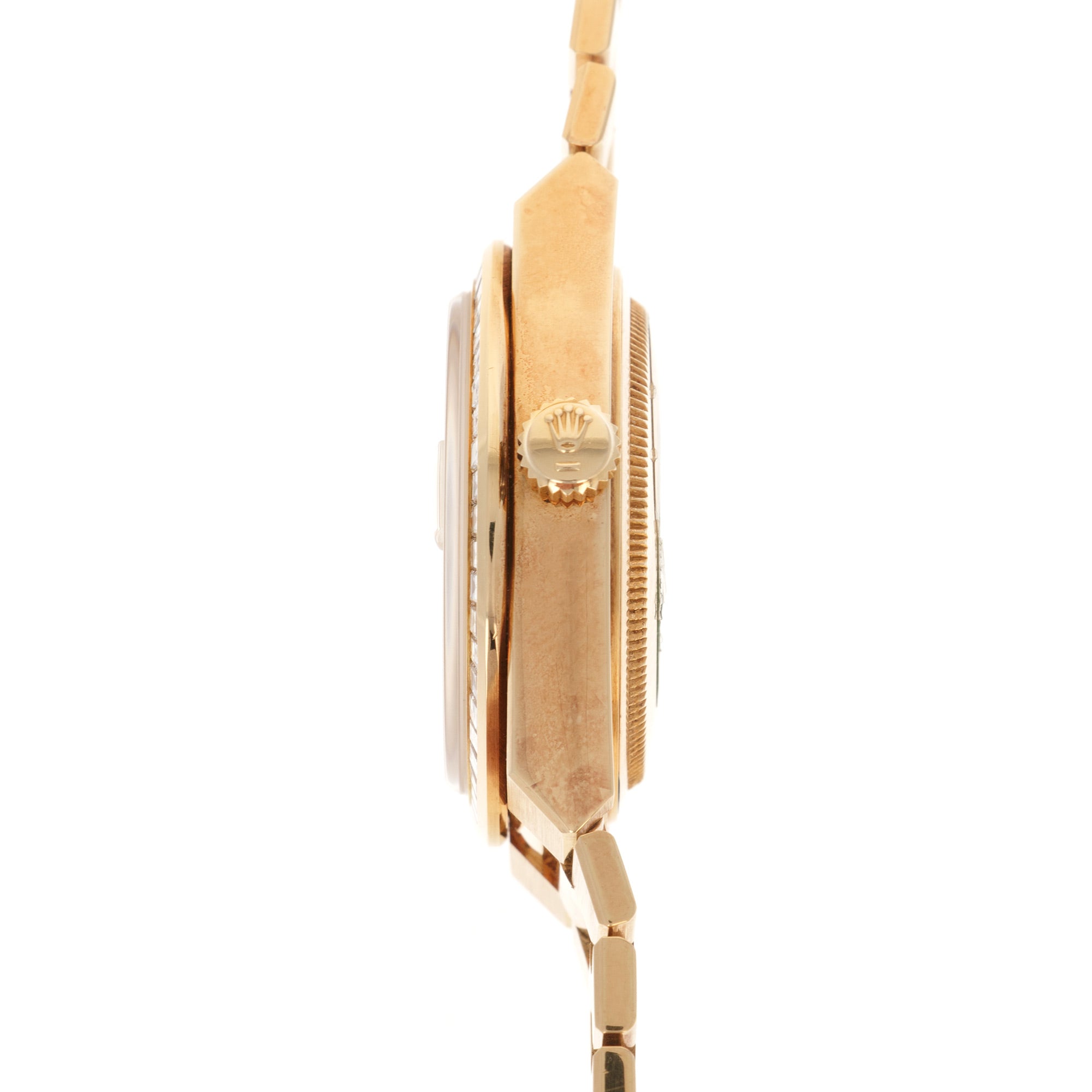 Rolex - Rolex Yellow Gold Day-Date Oysterquartz Diamond Watch Ref. 19058, Delivered to Saudi Arabian Oil Co. - The Keystone Watches