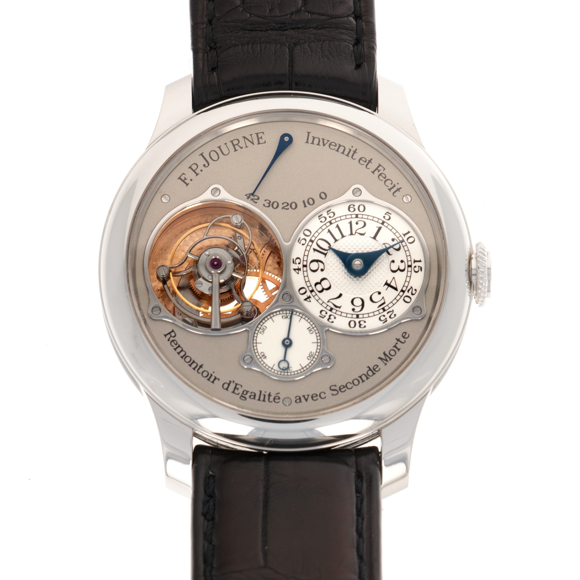 FP Journe - F.P. Journe Platinum Tourbillon Souverain Dead Seconds Watch - The Keystone Watches