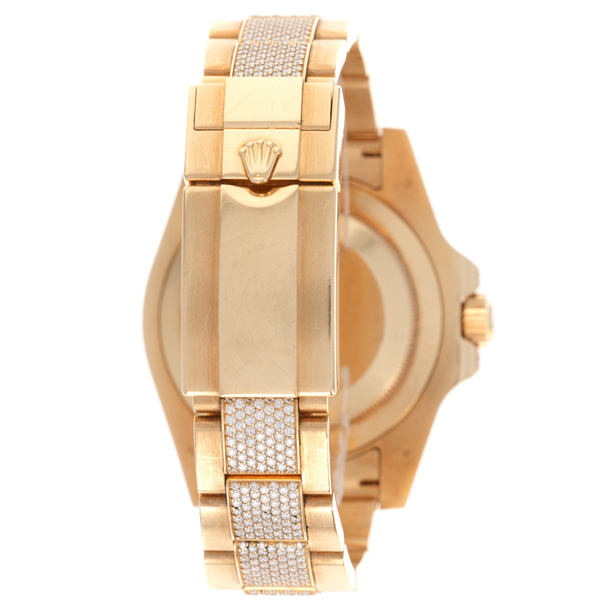 Rolex - Rolex Yellow Gold GMT-Master II Diamond Sapphire Ruby Watch Ref. 116758 - The Keystone Watches