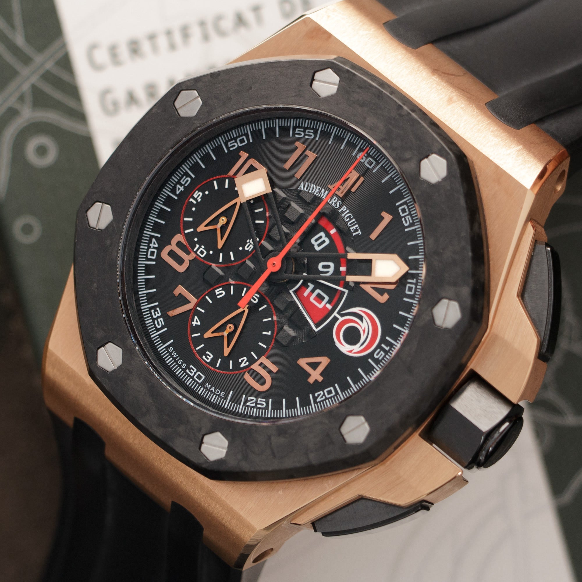 Audemars Piguet - Audemars Piguet Rose Gold Royal Oak Offshore Alinghi Watch - The Keystone Watches