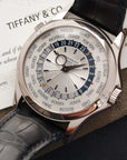 Patek Philippe - Patek Philippe White Gold World Time Watch Ref. 5130, Retailed by Tiffany & Co. - The Keystone Watches