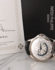 Patek Philippe - Patek Philippe White Gold World Time Watch Ref. 5130, Retailed by Tiffany & Co. - The Keystone Watches
