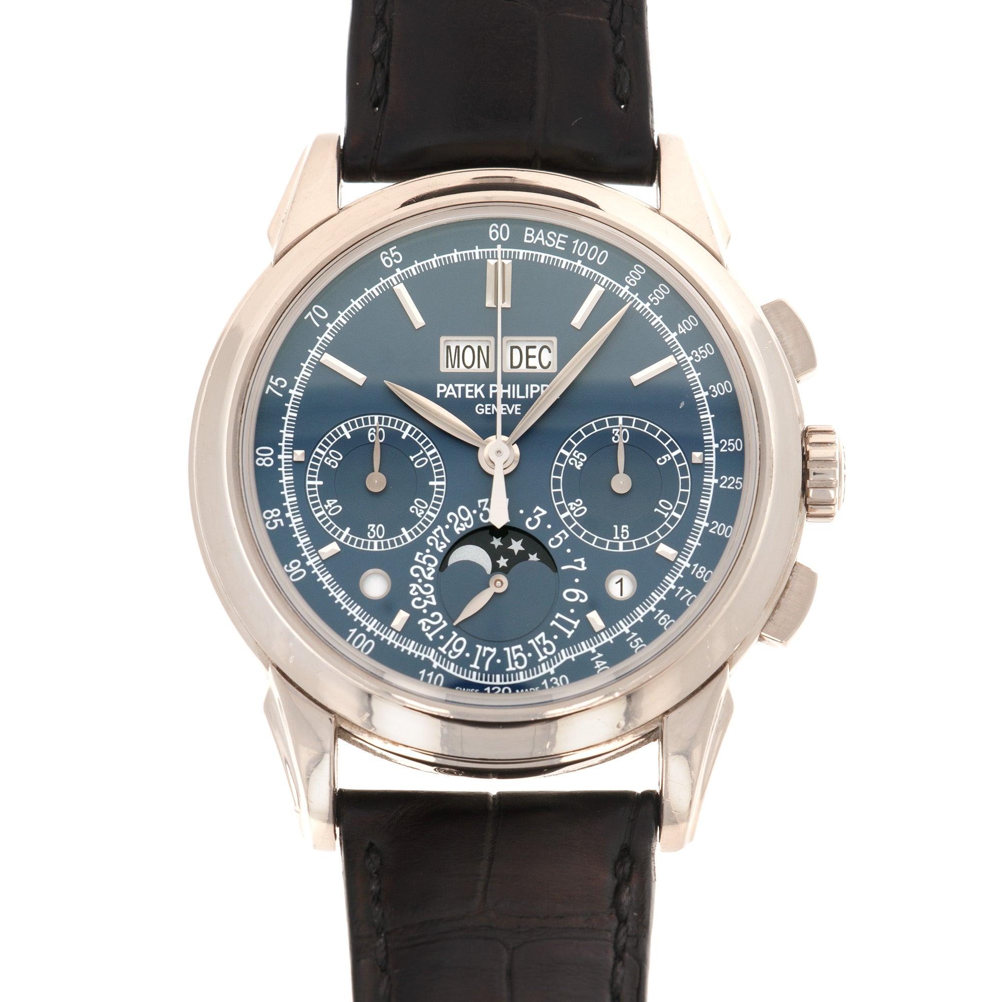 Patek Philippe - Patek Philippe White Gold Perpetual Calendar Chronograph Watch Ref. 5270 - The Keystone Watches