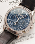Patek Philippe - Patek Philippe White Gold Perpetual Calendar Chronograph Watch Ref. 5270 - The Keystone Watches