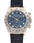 Rolex - Rolex White Gold Cosmograph Daytona Sodalite Watch Ref. 116519 - The Keystone Watches