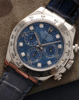Rolex - Rolex White Gold Cosmograph Daytona Sodalite Watch Ref. 116519 - The Keystone Watches