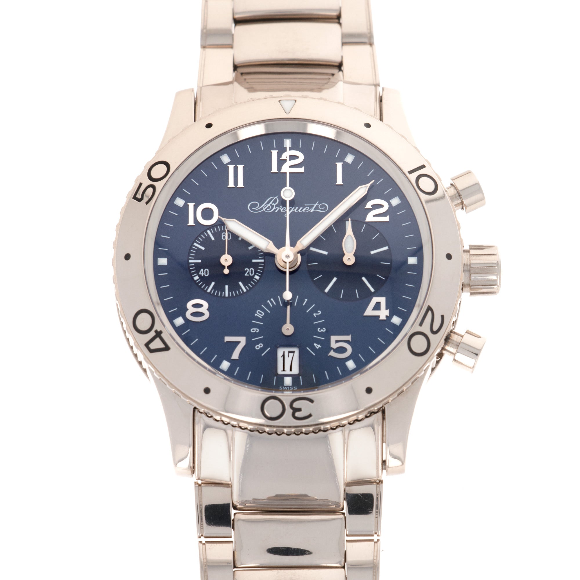 Breguet - Breguet White Gold Type XX Transatlantique Watch - The Keystone Watches