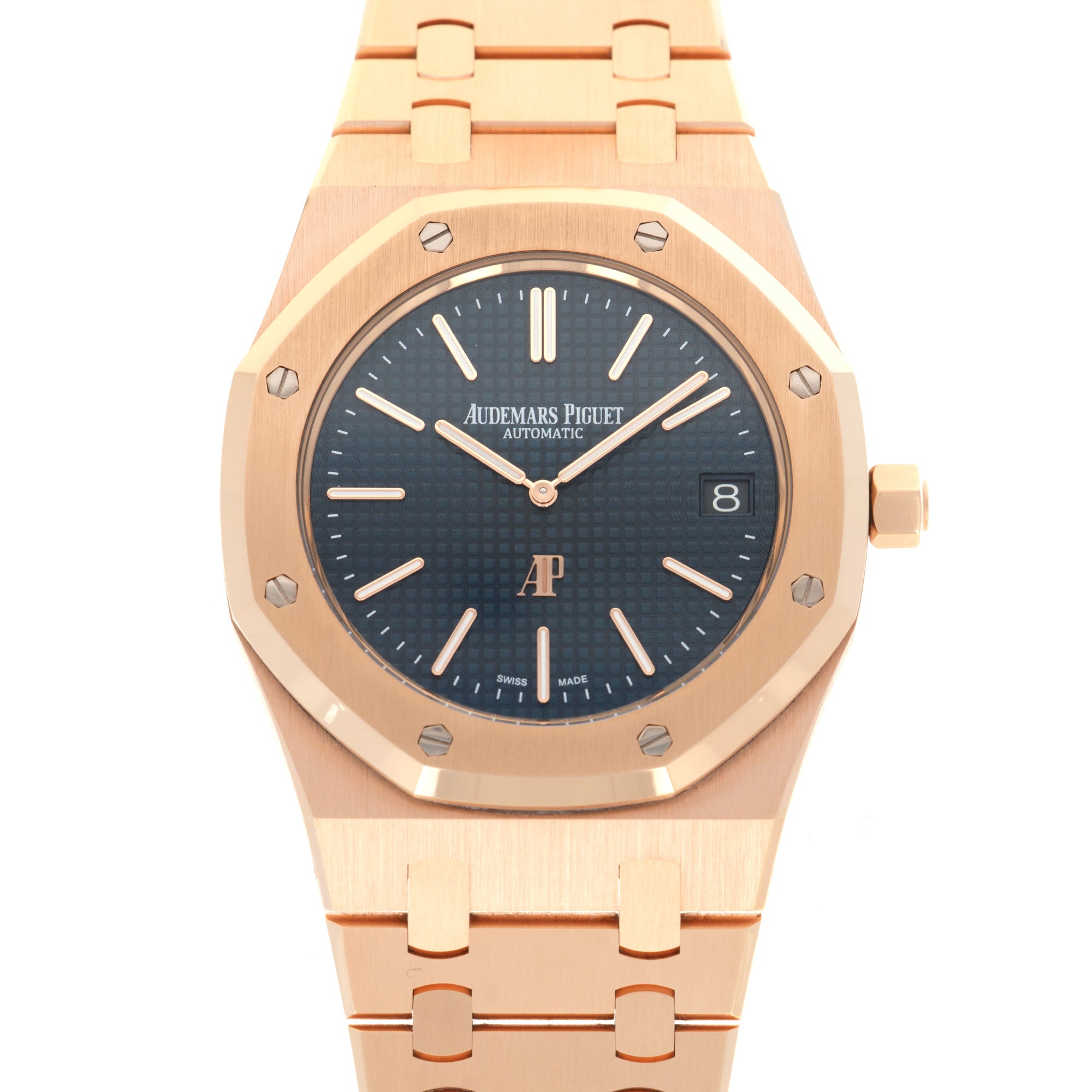 Audemars Piguet - Audemars Piguet Rose Gold Royal Oak Ultra-Thin Watch Ref. 15202 - The Keystone Watches